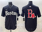 Men's Boston Red Sox Team Big Logo Black Gothic Vapor Limited Stitched Jersey,baseball caps,new era cap wholesale,wholesale hats